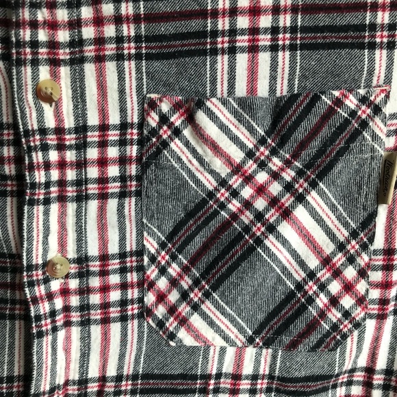 Woolrich Flannel Shirt Large Front Pocket 100% Cot - Picture 2 of 8